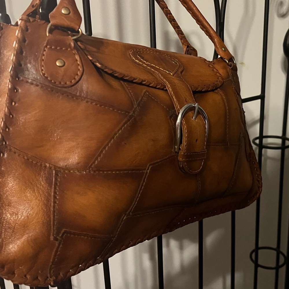🔥🔥Vintage Handmade Leather purse!!!!👜